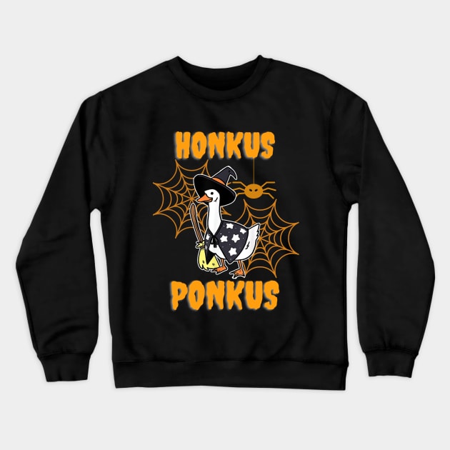 Honkus Ponkus | Honkus Ponkus Duck | Halloween Crewneck Sweatshirt by OrionBlue